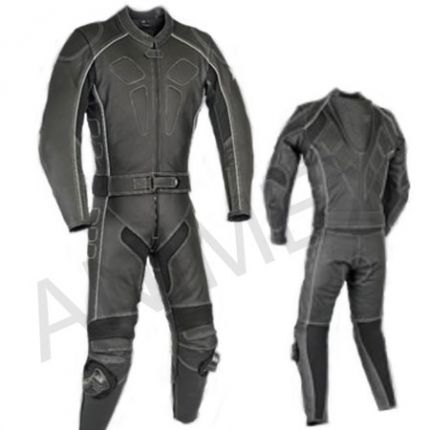 Men two Piece Leather Suit