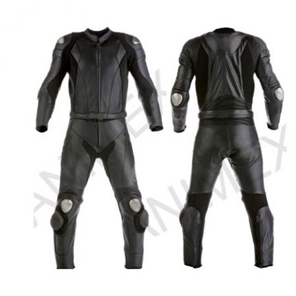 Men two Piece Leather Suit